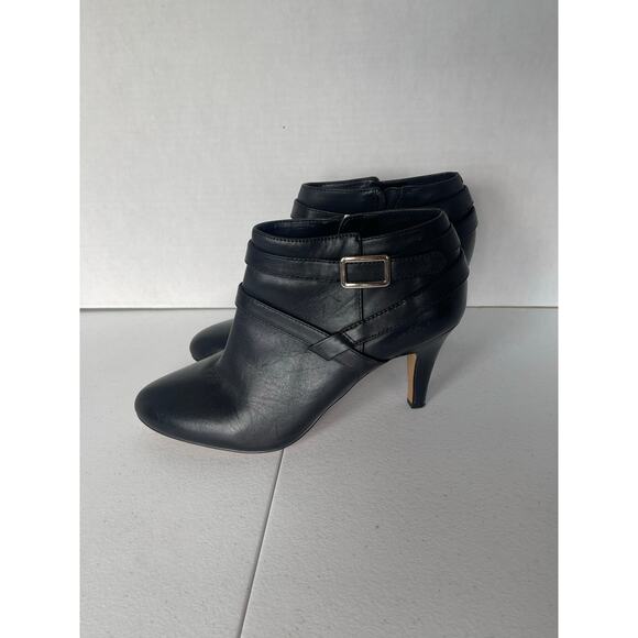 Vince Camuto Black Bootie Heels Womens Size 9 - Picture 2 of 5
